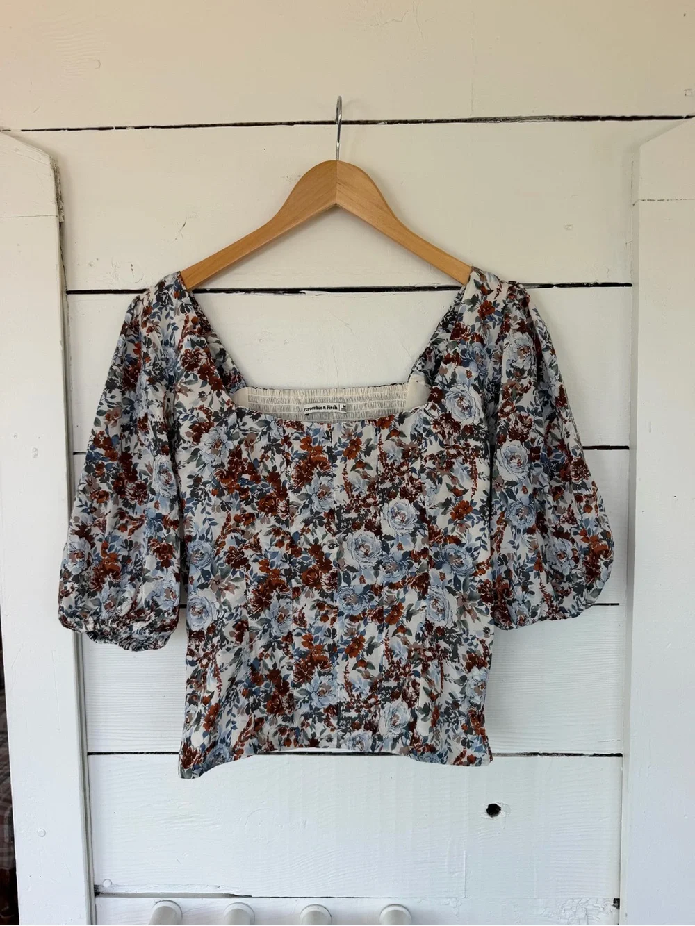 Abercrombie Square Neck Corset Top